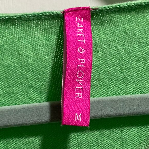 (4) Anthropologie Zaket & Plover Colorful Preppy Cotton Cashmere Comfy Sweater M - Picture 7 of 8